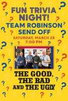 Team Robinson Send Off Trivia Night
